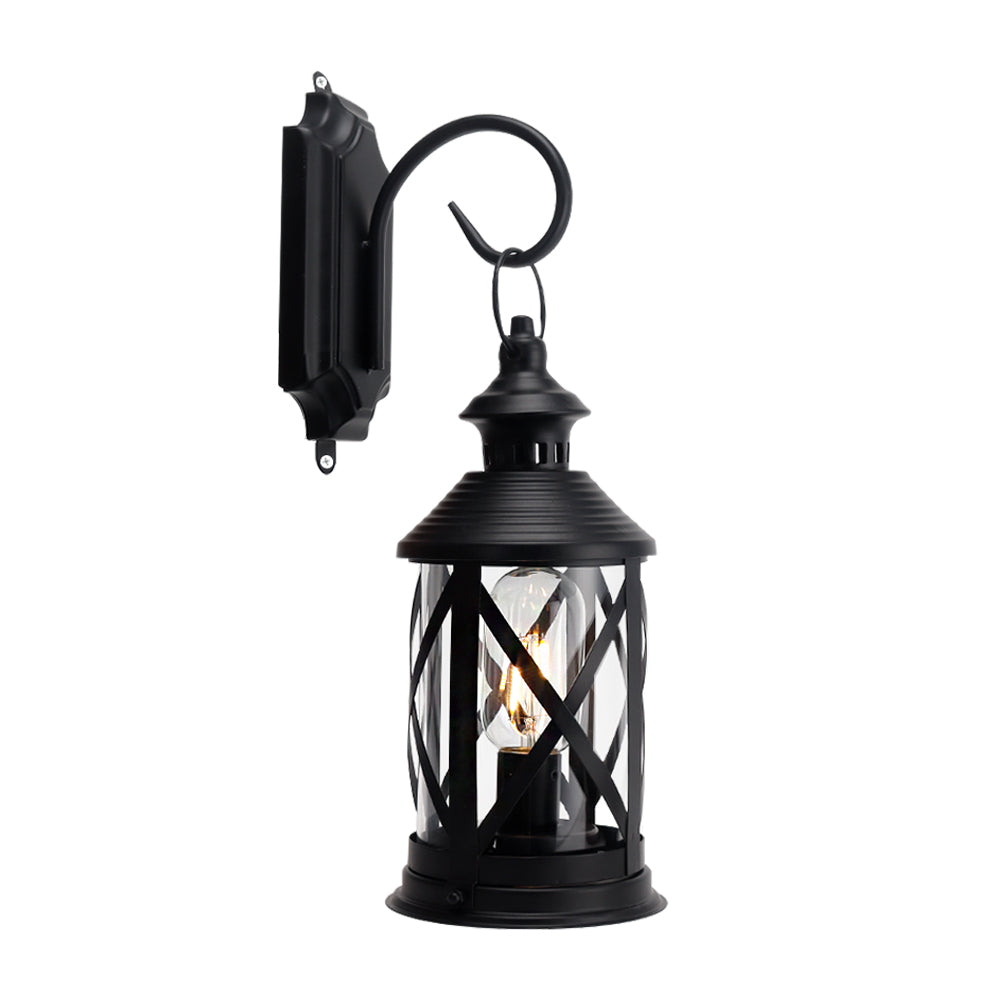 Black Iron Lantern Lamp-1