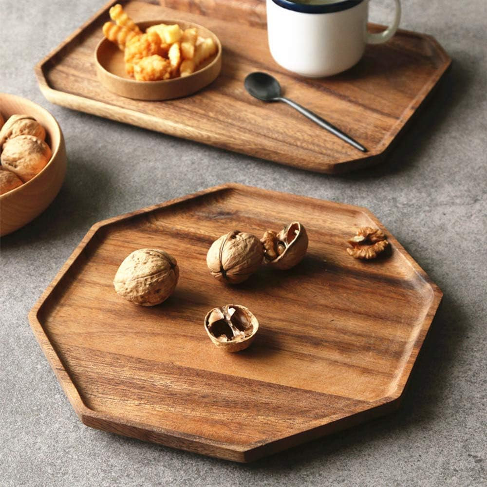 The Gathered Set — Acacia Serving Trays