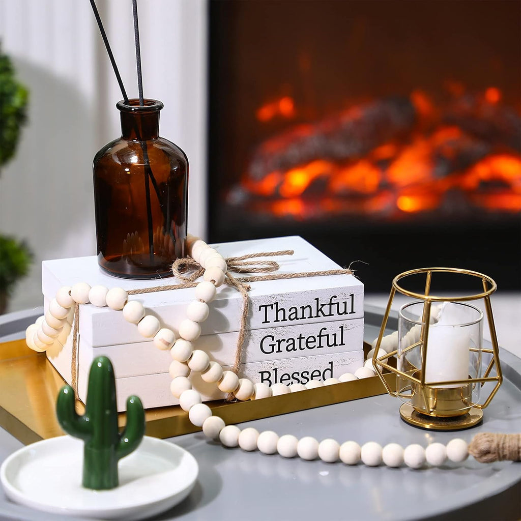 The Gratitude Set — White Farmhouse Book Set