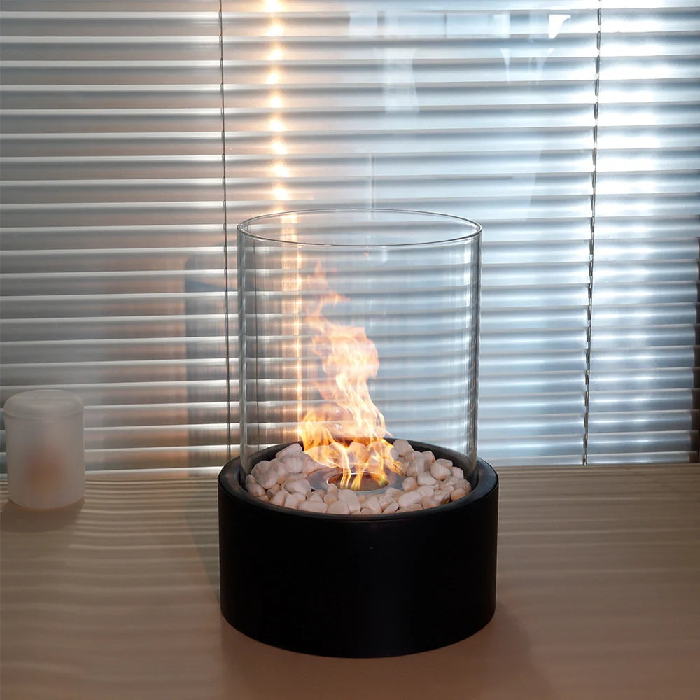 Portable Tabletop Fire Bowl – Bio Ethanol, Ventless, Indoor/Outdoor
